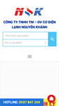 Mobile Screenshot of dienlanhnguyenkhanh.com
